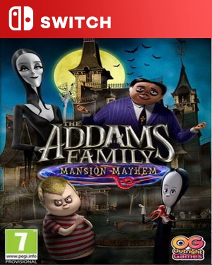 【SWITCH中文】[亚当斯一家：豪宅大乱斗].The Addams Family Mansion Mayhem-游戏饭