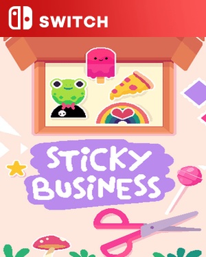 【SWITCH中文】小小贴纸铺.Sticky Business-游戏饭