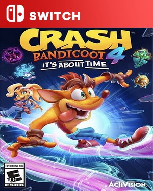 【SWITCH中文】古惑狼4：时机已到.Crash Bandicoot 4It’s About Time-游戏饭